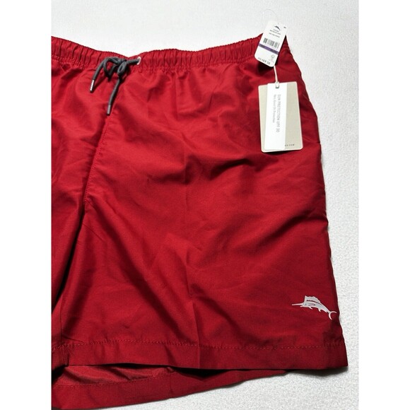 NWT Tommy Bahama New Naples Coast Men's XXL 2XL Swim Trunks UPF Chili Pepper Red - Picture 6 of 15